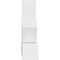 Ekena Millwork Saratoga Architectural Grade PVC Gable Bracket, 48"W x 16"H x 4"D x 4"F, 8/12 Pitch GBP048X16X0404SAR00 - alternate 2
